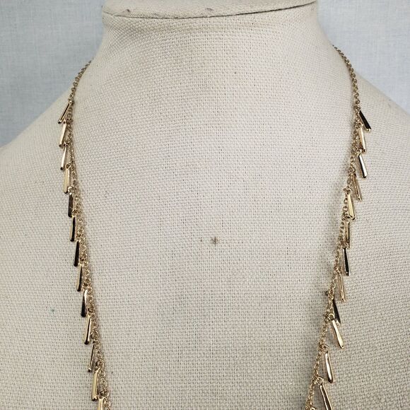 Vintage Kenneth Cole New York Dangle Bars Dangle Bars 24" Necklace w/6" Tassel - Picture 8 of 16